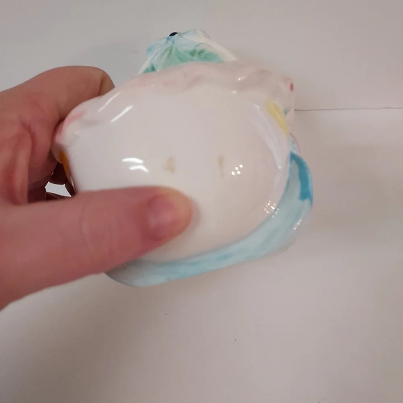 Vintage Neidco Japan Ceramic Baby Bassinet Planter - Picture 6 of 10